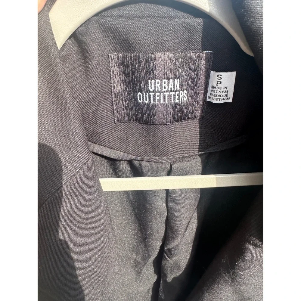 Urban Outfitters Black‎ Blazer Menswear Small Business Casual Career Small